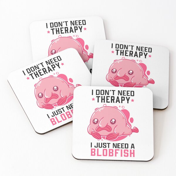 Item preview, Blobfish no therapy meme ugly blobfish designed and sold by madgrfx.