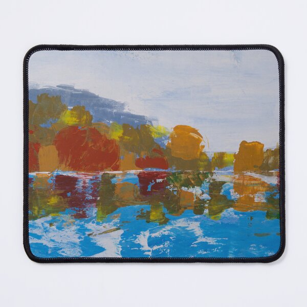 Item preview, Autumn impression by a lake designed and sold by Rebekah Gavra.