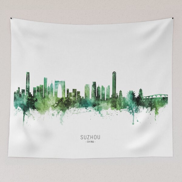 Item preview, Suzhou China Skyline designed and sold by ArtPrints.