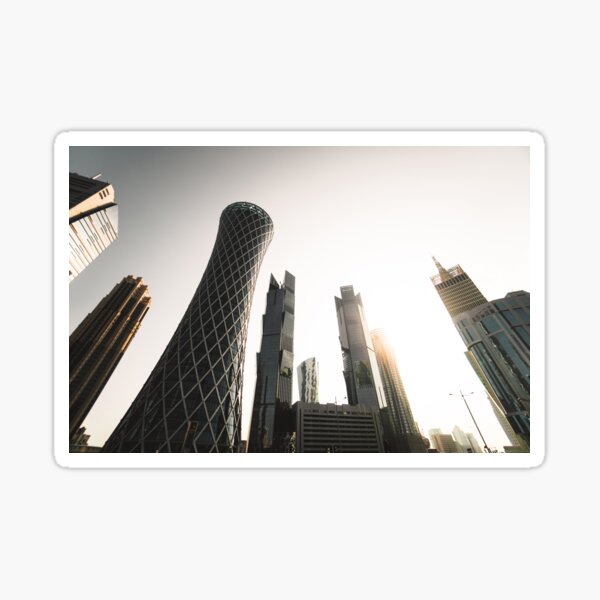 "doha skyline" Sticker by franckreporter Redbubble