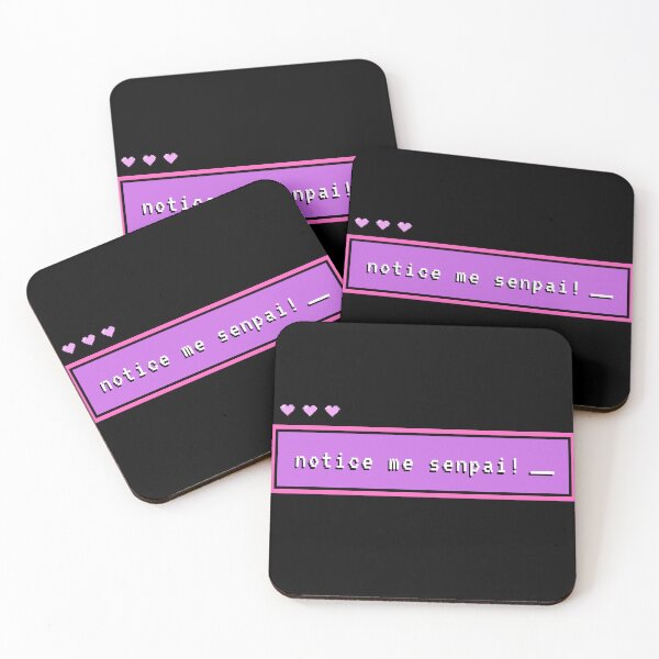 Item preview, Notice Me Senpai! Purple and Pink designed and sold by quinellie.
