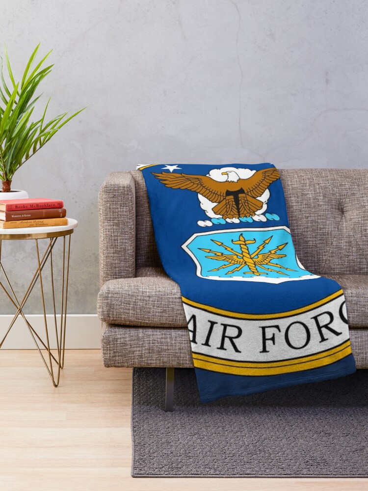 Alternate view of United States Air Force - Service mark Throw Blanket