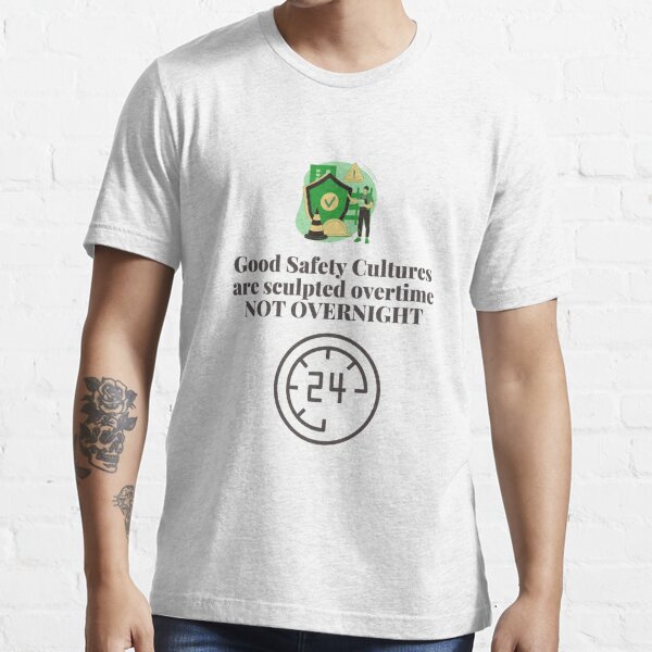 T Shirt Lorsque Vous Etes Sur Une Echelle Ne Reculez Jamais Pour Admirer Votre Travail Citation Sur La Securite Et La Sante Au Travail Emplois Professionnels Par Hseq Pm4dummies Redbubble