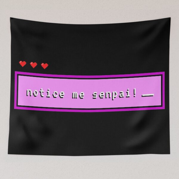 Item preview, Notice Me Senpai! Purple and Red designed and sold by quinellie.