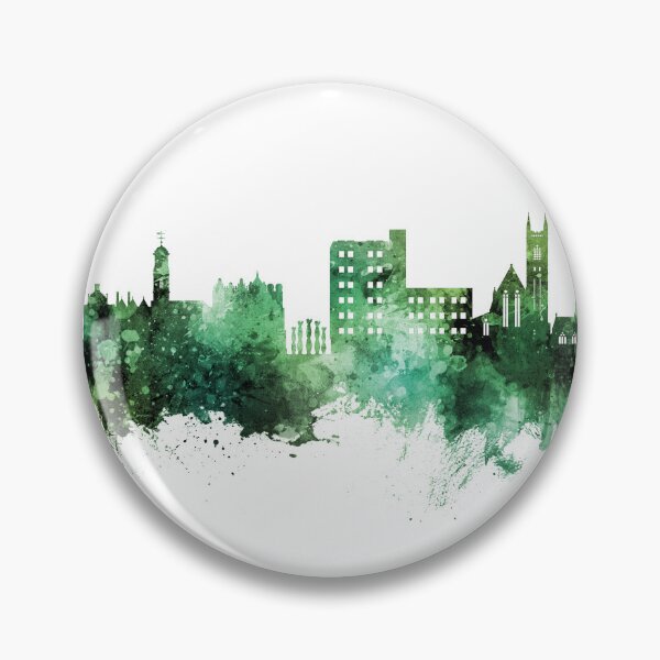 Item preview, Warrington England Skyline designed and sold by ArtPrints.