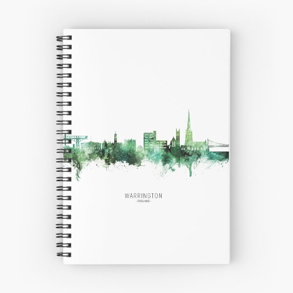 Item preview, Warrington England Skyline designed and sold by ArtPrints.