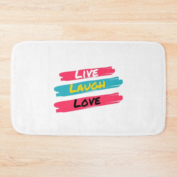 Item preview, Live Laugh Love - Funny Tiktok Meme | Short Motivational Sayings designed and sold by Delandor.