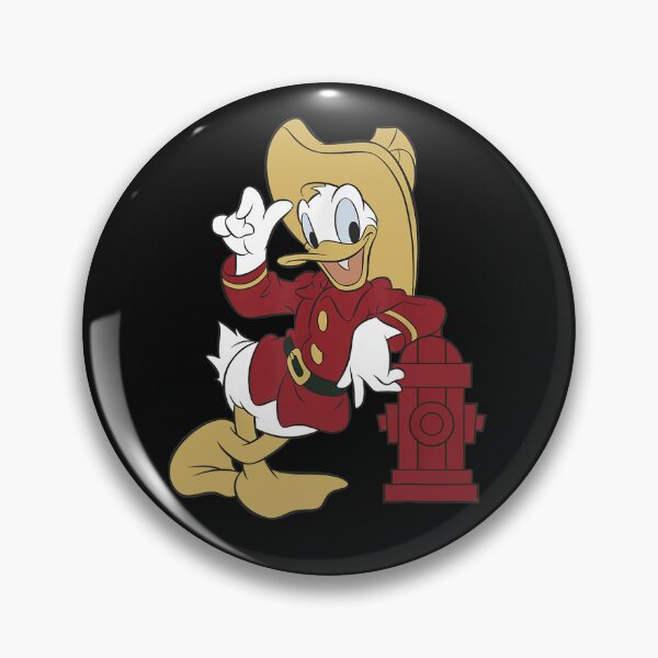Item preview, Funny Donald Duck Firefighter designed and sold by JennieDreher.