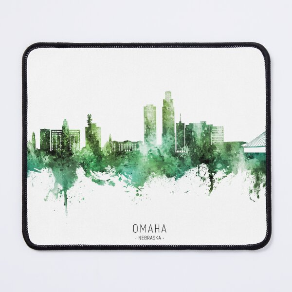 Item preview, Omaha Nebraska Skyline designed and sold by ArtPrints.