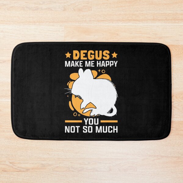 Item preview, Degus Make Happy Chilean Rodent Degu designed and sold by madgrfx.