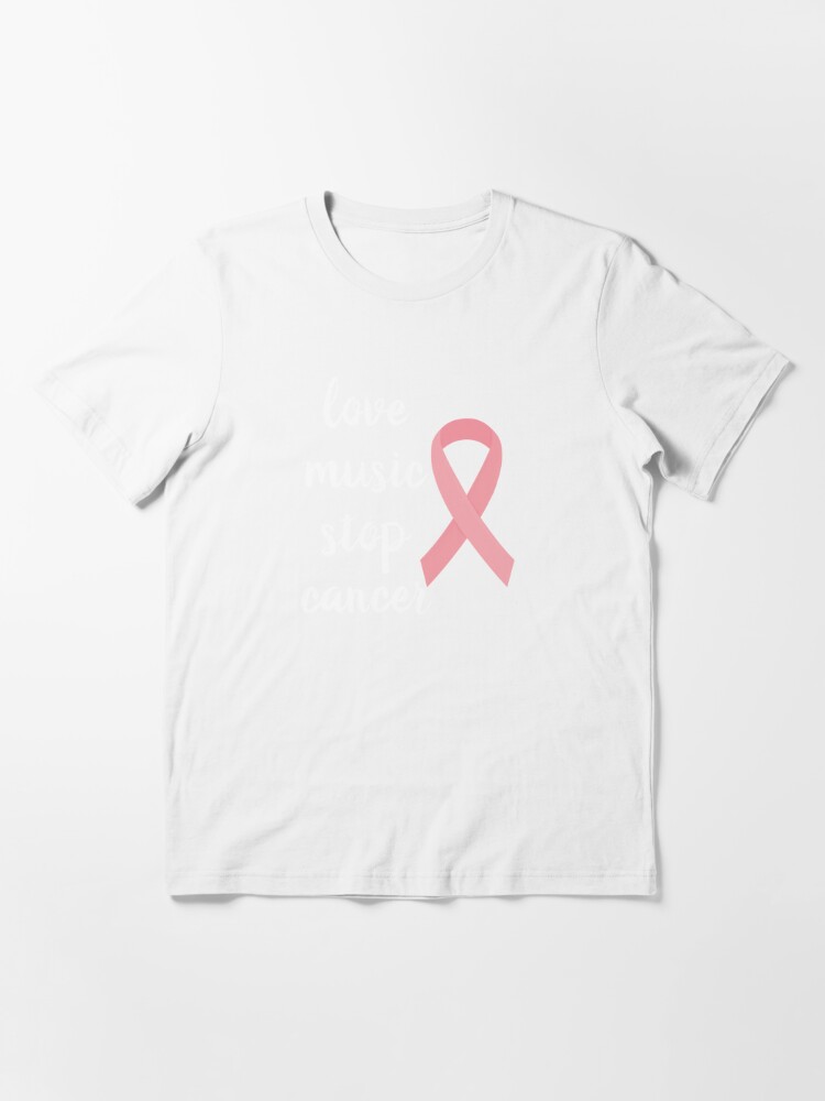 Love Music Stop Cancer Essential T-Shirt