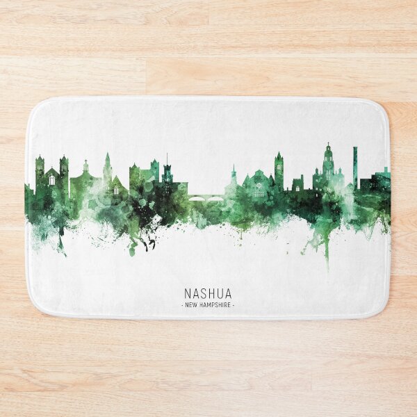 Item preview, Nashua New Hampshire Skyline designed and sold by ArtPrints.
