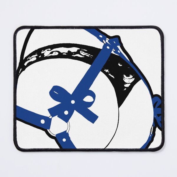 Item preview, Leather harness artwork - Shibari rope blue designed and sold by PraetorianX.