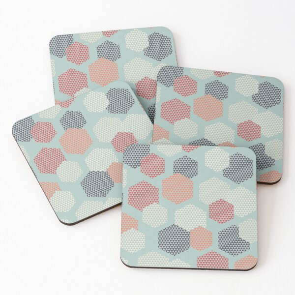 Item preview, Abstrakt, Abstract Geometric Triangle in Hexagon Design - Retro Styles designed and sold by BesanoStyle.