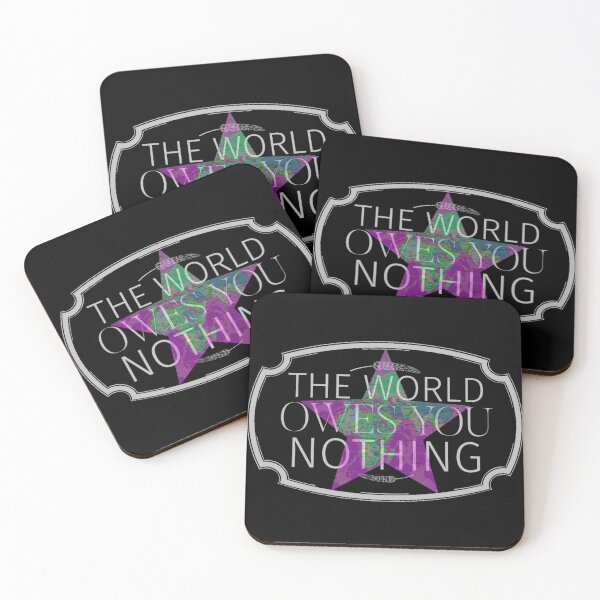 Item preview, The World Owes You Nothing designed and sold by diva-design.