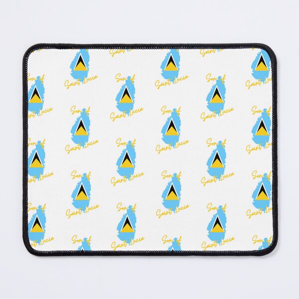 Item preview, Son of Saint Lucia Map Flag designed and sold by NovawayDirect.