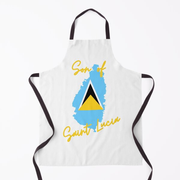 Item preview, Son of Saint Lucia Map Flag designed and sold by NovawayDirect.