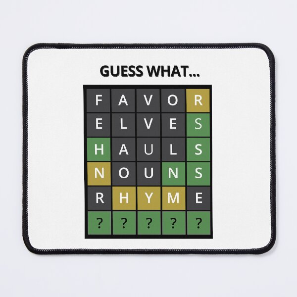 Item preview, Guess What Word - Wordle designed and sold by Tatzki-Design.