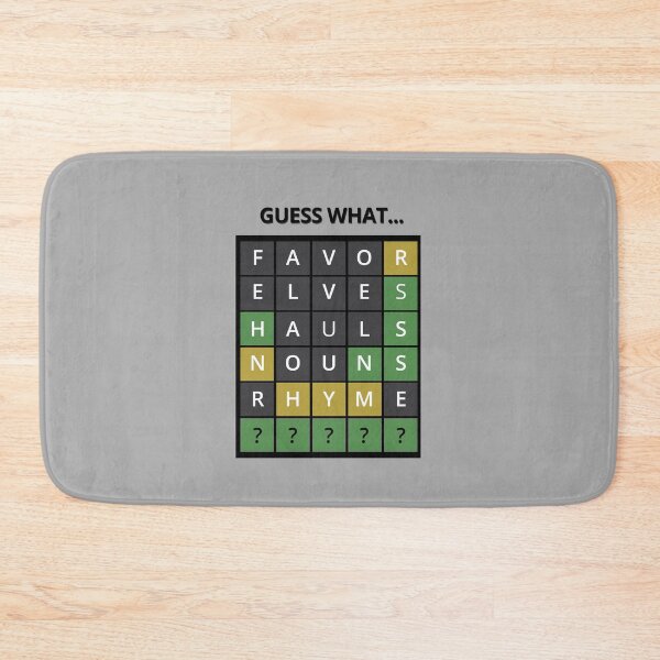Item preview, Guess What Word - Wordle designed and sold by Tatzki-Design.