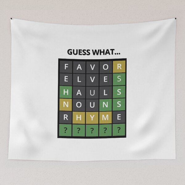 Item preview, Guess What Word - Wordle designed and sold by Tatzki-Design.