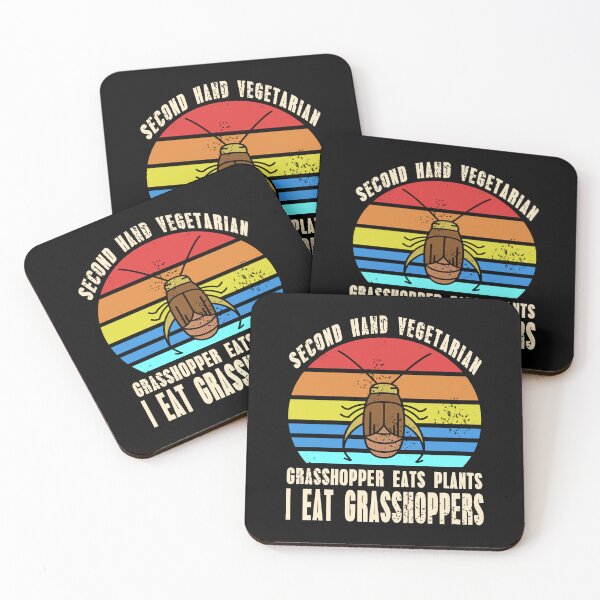 Item preview, Second hand Vegetarian I eat Grashoppers designed and sold by NeXore.