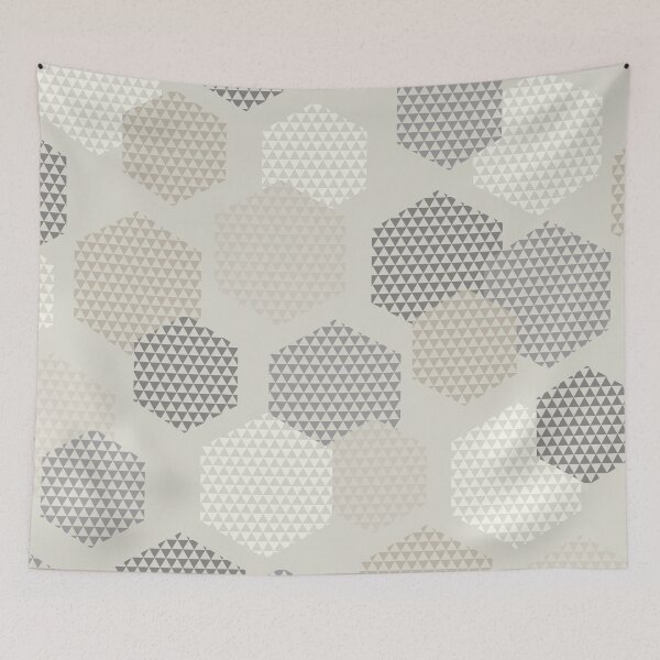 Item preview, Abstrakt, Abstract Geometric Triangle in Hexagon Design - Retro Styles designed and sold by BesanoStyle.