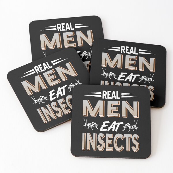 Item preview, Real Men eat Insects designed and sold by NeXore.