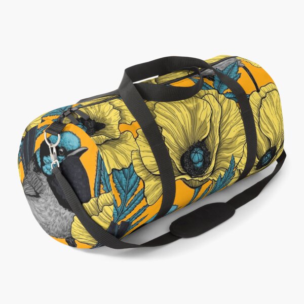 Item preview, Fairy wren and poppies in yellow designed and sold by Katerina Mitkova Kirilova.