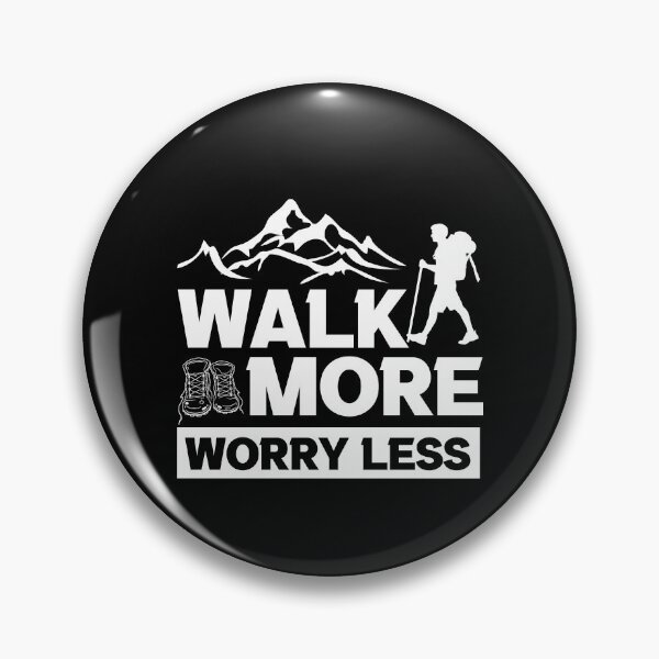 Item preview, Walk More Worry Less Shirt, Walk More Shirt, Worry Less Shirt, Walking T-Shirt, Outdoors Shirt, Nature Shirt, Walk Shirt designed and sold by aymob.