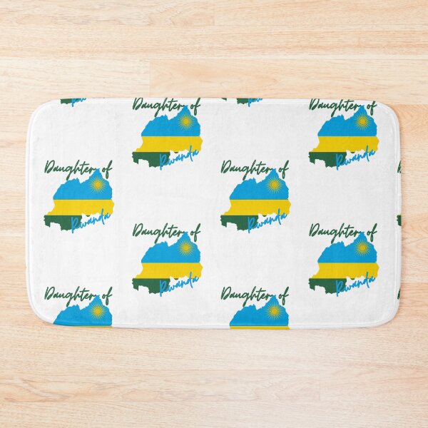 Item preview, Daughter of Rwanda Map Flag designed and sold by NovawayDirect.