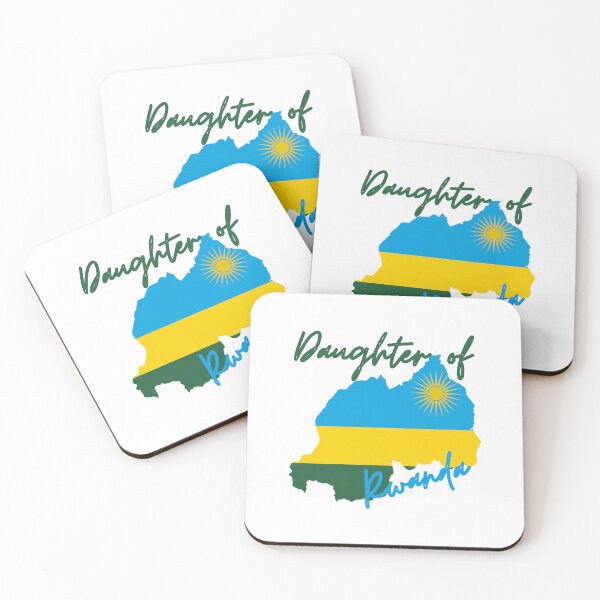 Item preview, Daughter of Rwanda Map Flag designed and sold by NovawayDirect.