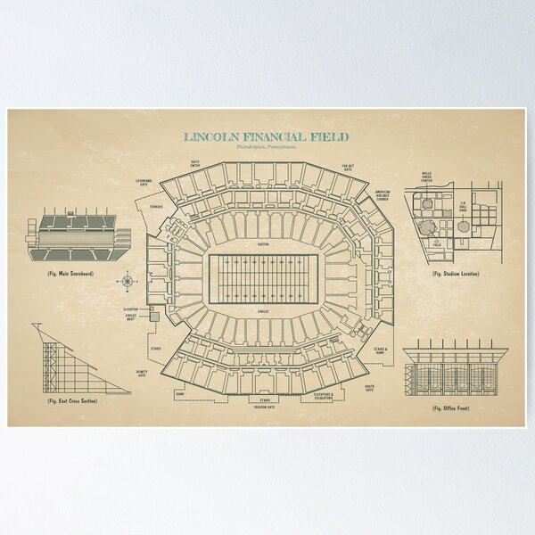 Artikel-Vorschau von Lincoln Financial Field (Parchment), designt und verkauft von BGALAXY.