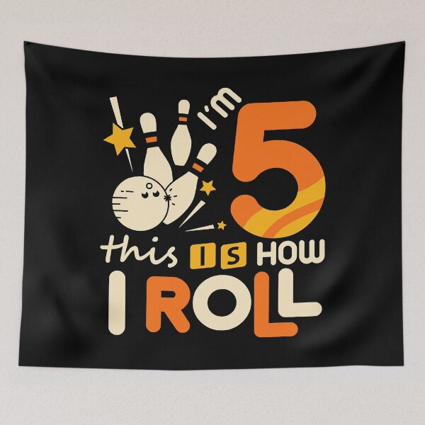 Item preview, This Is How I Roll 5th Birthday Bowling Shirt I'm Five Year Old designed and sold by Rebecca-Cruz.