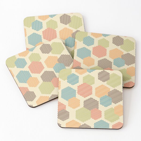 Item preview, Abstrakt, Abstract Geometric Triangle in Hexagon Design - Retro Styles designed and sold by BesanoStyle.