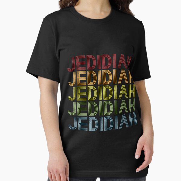 【SATIIIZ】Jedi Lettering Ringer T-Shirt Vintage 80s Red Ringer Tee Shirt Jedi Graphic T-shirt V-neck