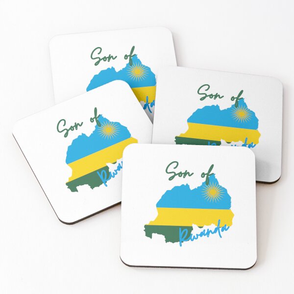 Item preview, Son of Rwanda Map Flag designed and sold by NovawayDirect.