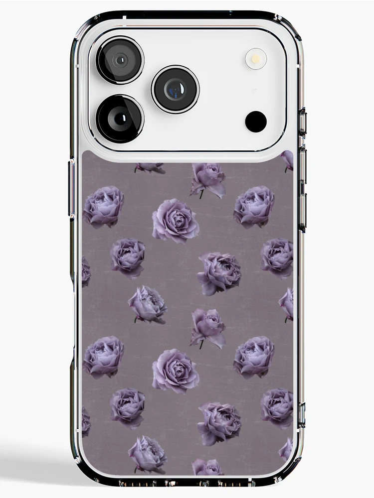 Thumbnail 1 of 5, iPhone Case, Purple Roses designed and sold by RinaMDesigns.
