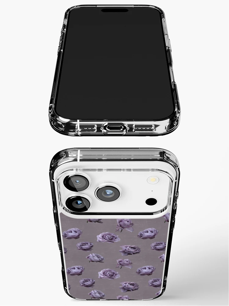 Thumbnail 3 of 5, iPhone Case, Purple Roses designed and sold by RinaMDesigns.