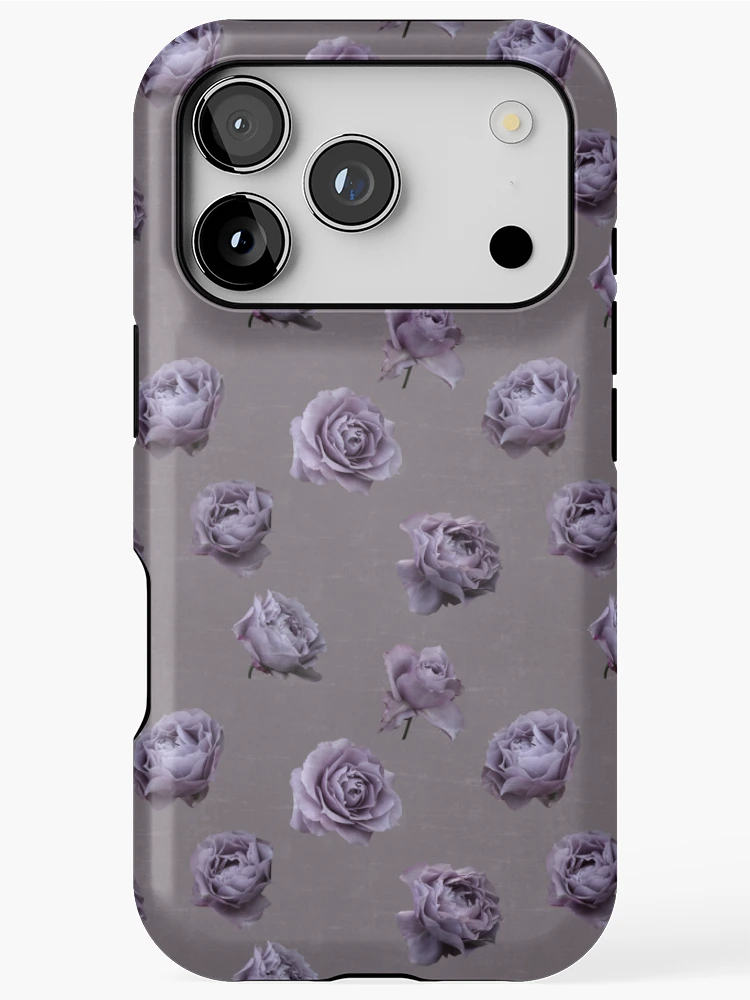 Thumbnail 1 of 4, iPhone Case, Purple Roses designed and sold by RinaMDesigns.