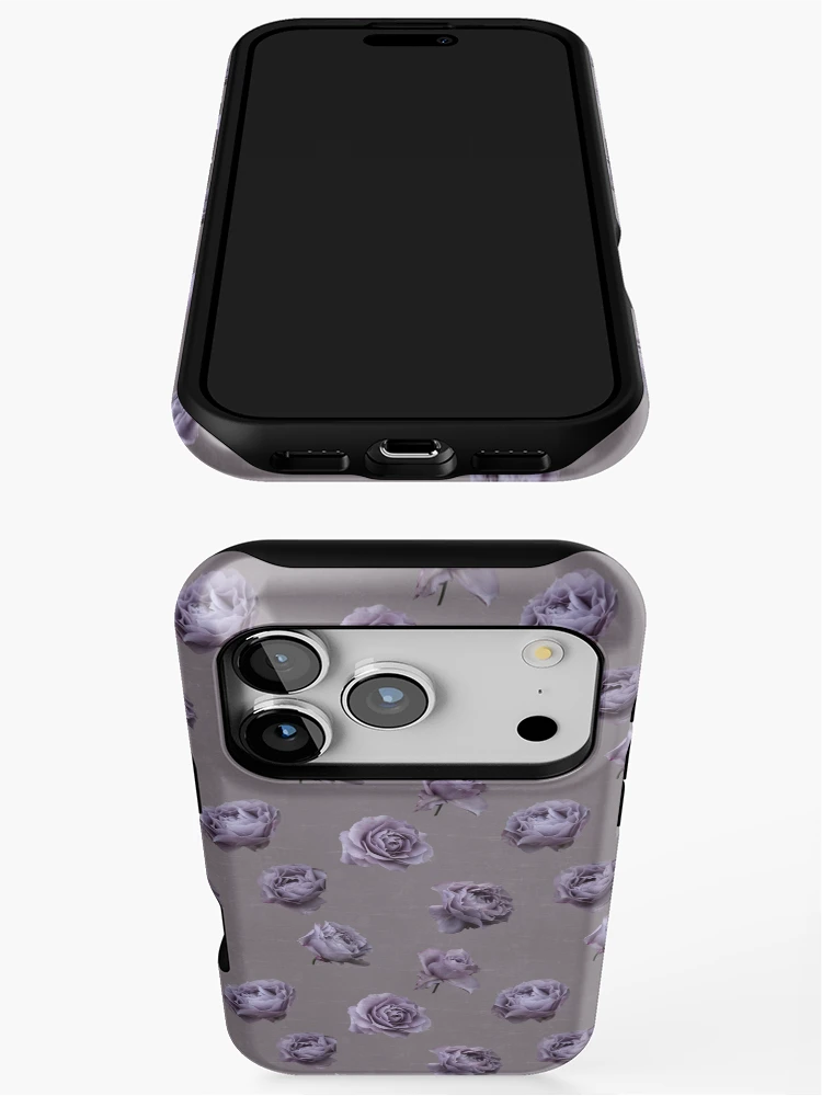 Thumbnail 3 of 4, iPhone Case, Purple Roses designed and sold by RinaMDesigns.