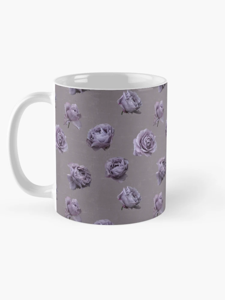 Thumbnail 5 of 6, Coffee Mug, Purple Roses  designed and sold by RinaMDesigns.