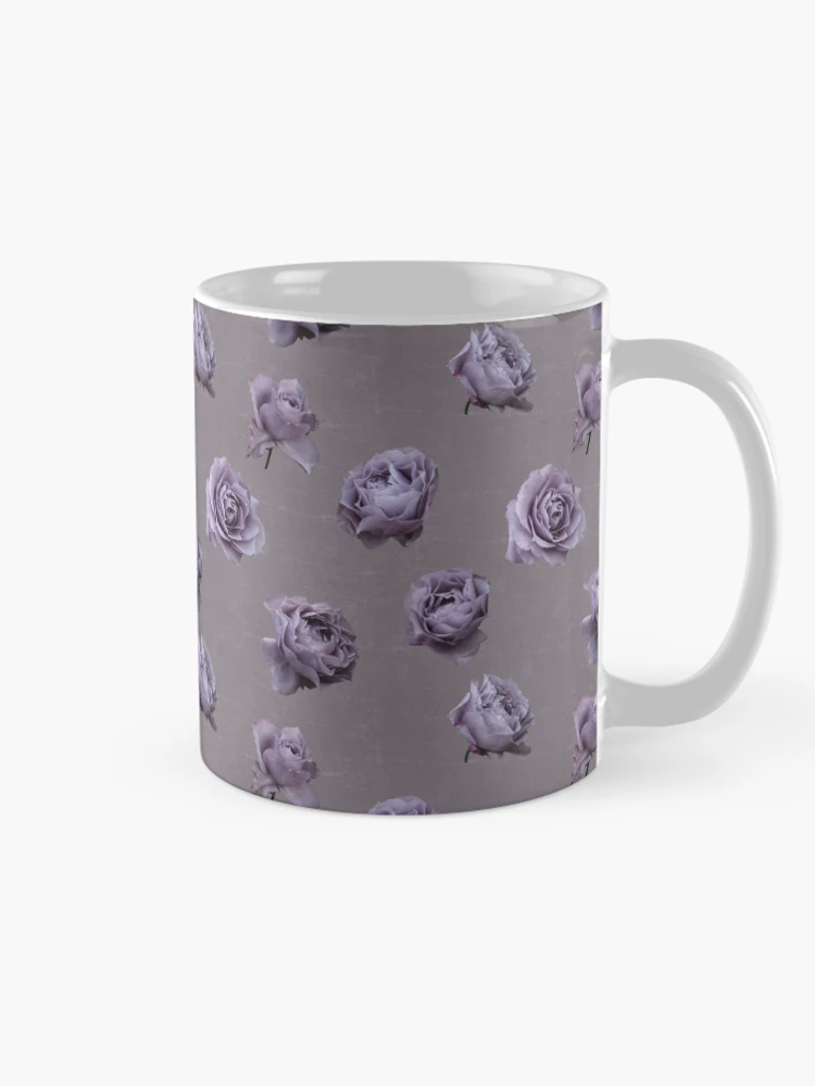 Thumbnail 3 of 6, Coffee Mug, Purple Roses  designed and sold by RinaMDesigns.