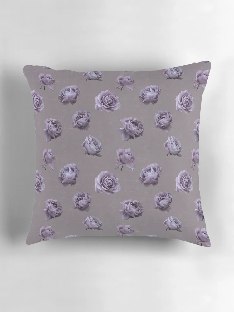Thumbnail 3 of 4, Pillow, Purple Roses designed and sold by RinaMDesigns.