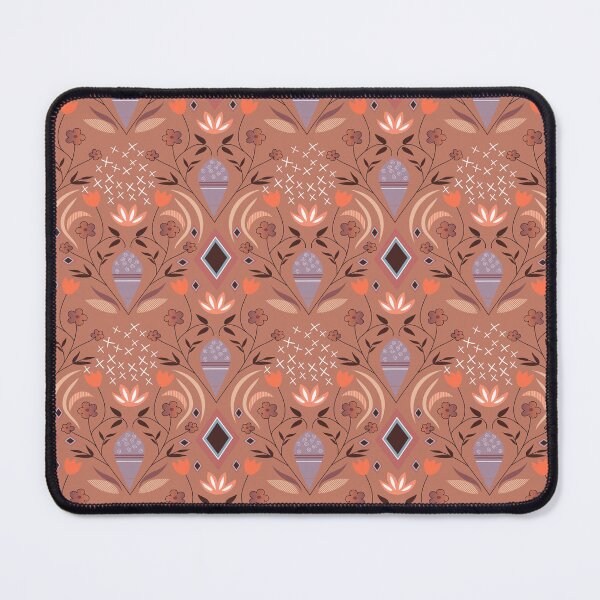 Item preview, Tan and brown Southwestern flowers in mauve vase designed and sold by SweetCoolVibes.