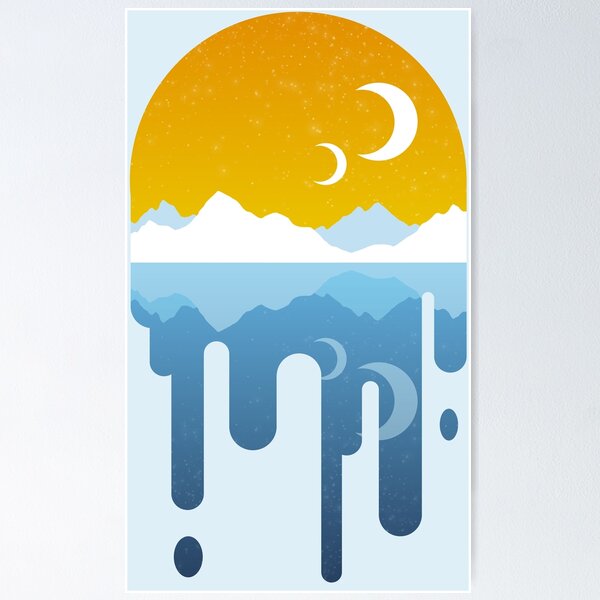 Item preview, Subtle Aroace Drip Landscape designed and sold by AbleWizzkid.