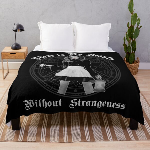 Aperçu de l'œuvre Il n’y a pas de beauté, Goth Girl Design, Symboles occultes, Cadeau gothique occulte, Poe créée et vendue par Proverbial Wisdom Design.