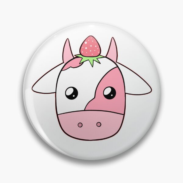 Item preview, Kawaii Strawberry Cow  designed and sold by Cloudlilies.