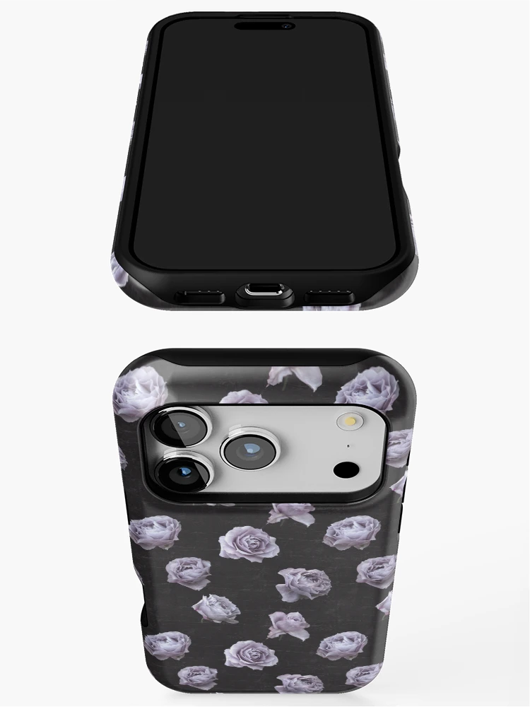 Thumbnail 3 of 4, iPhone Case, Purple Roses designed and sold by RinaMDesigns.