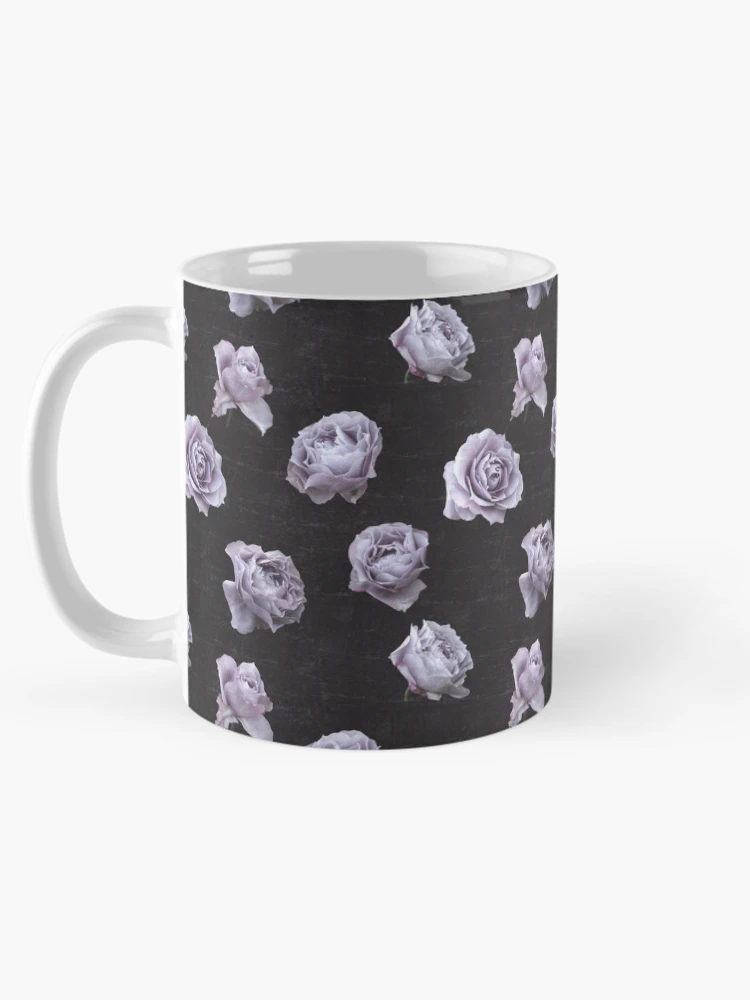 Thumbnail 5 of 6, Coffee Mug, Purple Roses  designed and sold by RinaMDesigns.