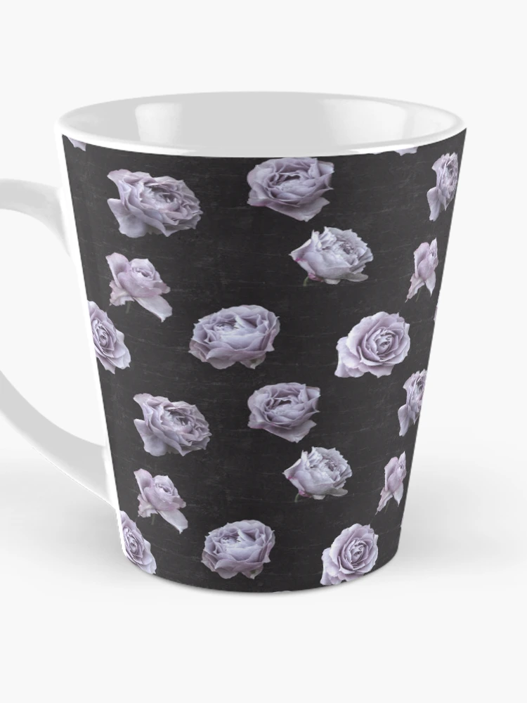 Thumbnail 3 of 4, Coffee Mug, Purple Roses  designed and sold by RinaMDesigns.